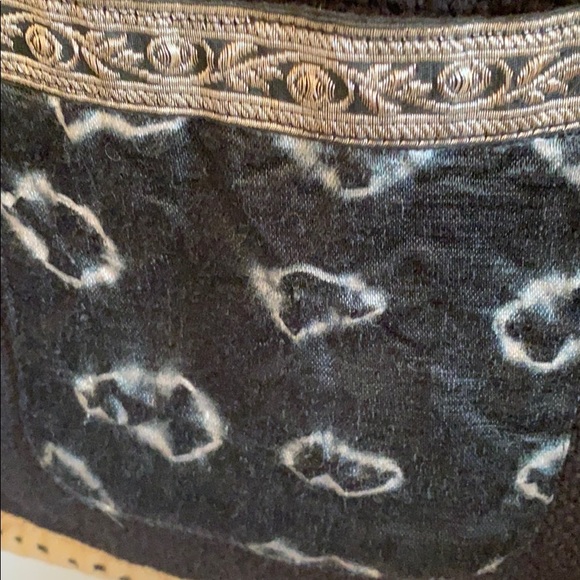 Flashback L Vintage black patchwork jacket. - Picture 5 of 7